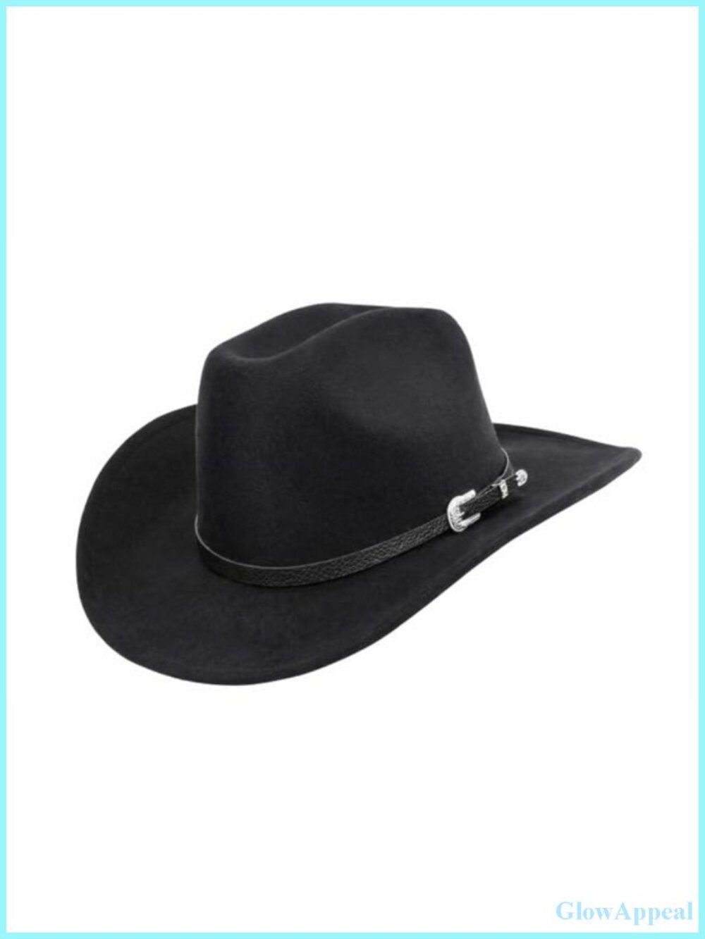 Wide Brim Cowgirl Hat for Women - Adjustable Western Hat